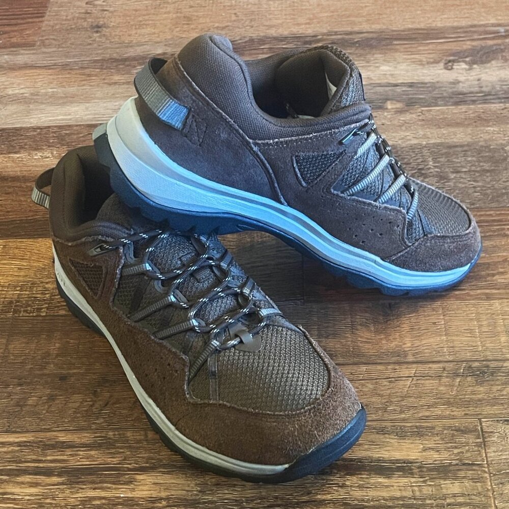 New Balance Men's Trail Hiking Shoes 669 V2 Size 8.5 D Brown Suede Mesh